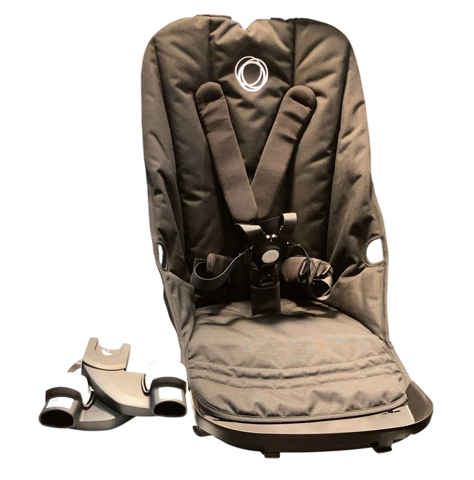 Shop Bugaboo Kangaroo Single To Double Stroller, 2024, Black, Midnight Black, Midnight Black at Goodbuygears