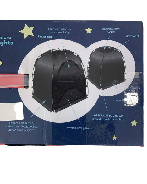 Shop SlumberPod 3.0 Sleep Canopy, Black with Gray Accents at Goodbuygears