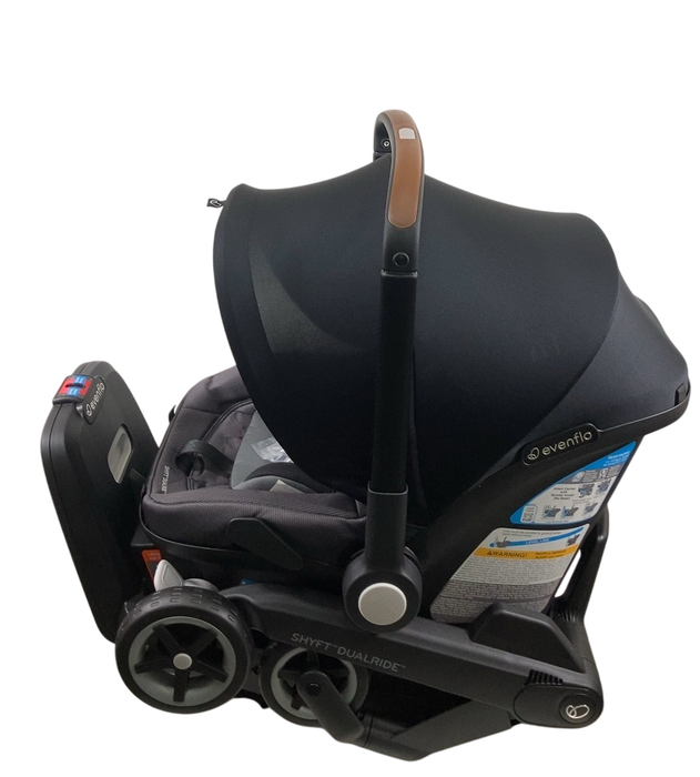 Shop Evenflo Shyft Dual Ride Infant Car Seat Stroller Combo, 2024, Boone Gray at Goodbuygears