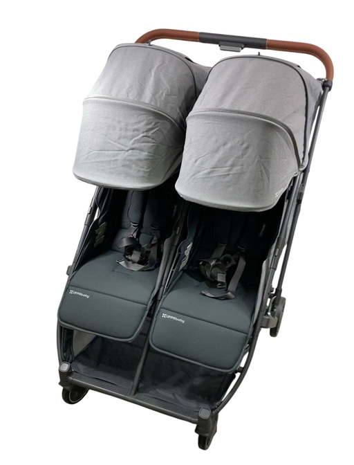 Shop UPPAbaby Minu Duo Stroller, 2024, Greyson(Charcoal Mélange/Carbon Frame/Saddle Leather) at Goodbuygears