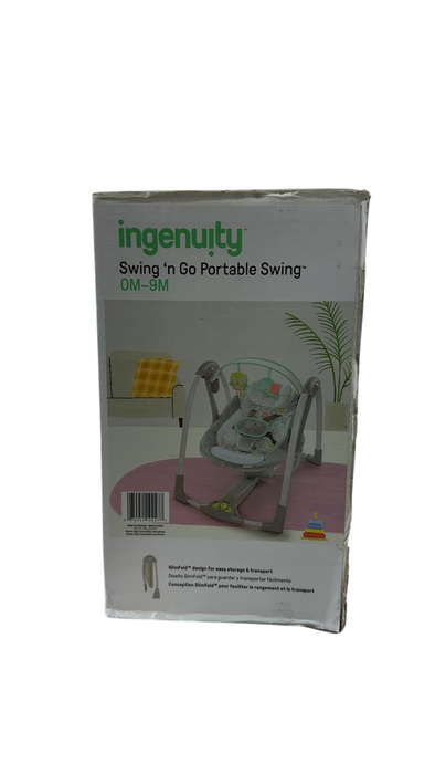 Shop Ingenuity Swing 'n Go Portable Swing, Hugs & Hoots at Goodbuygears