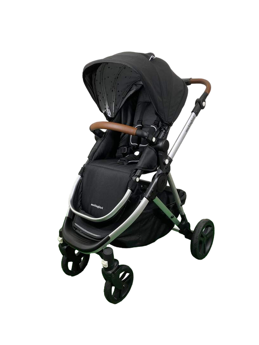 Shop Mockingbird Single 2.0 Stroller, 2024, Silver with Penny Leather, Watercolor Drops, Black at Goodbuygears