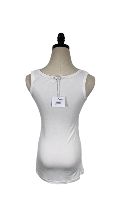 Shop Ingrid & Isabel Rib Henley Maternity + Nursing Tank, Small, White at Goodbuygears