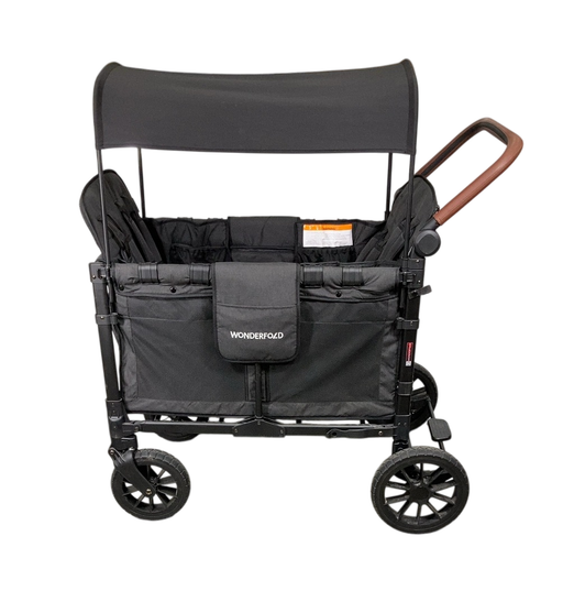 Shop Wonderfold W4 Luxe Quad Stroller Wagon, 2023, Volcanic Black at Goodbuygears