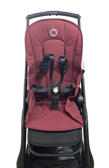 Shop Bugaboo Dragonfly Bassinet and Seat Stroller, Dark Cherry, Dark Cherry, Black, 2024 at Goodbuygears