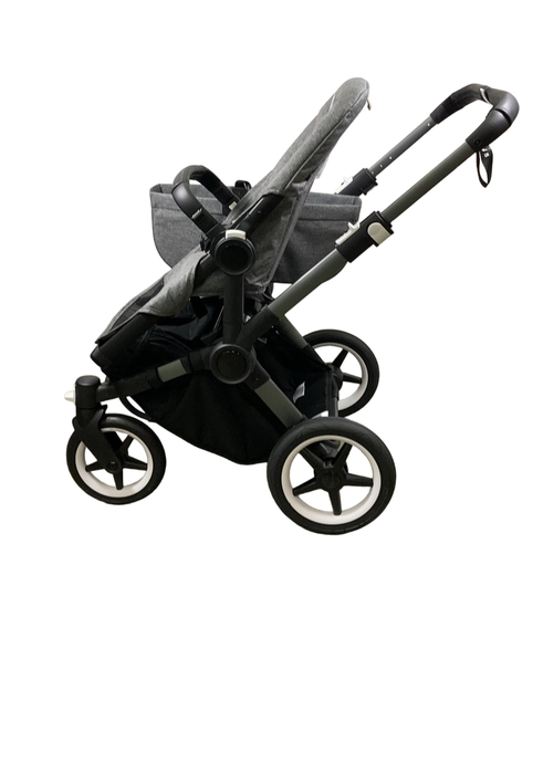 Shop Bugaboo Donkey 5 Stroller Mono, without Canopy, Grey Melange, Graphite, 2021 at Goodbuygears
