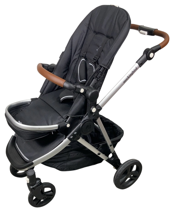 Shop Mockingbird Single 2.0 Stroller, Silver With Black Leather, 2024, No Canopy, No Canopy at Goodbuygears