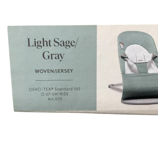 Shop BabyBjorn Bouncer Balance Bundle With Toy Bar, Light Gray Frame, Light Sage/Gray, Pastel Googly Eyes at Goodbuygears