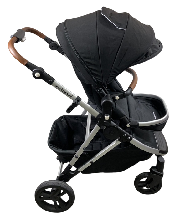 Shop Mockingbird Single 2.0 Stroller, Black, Windowpane, Silver With Penny Leather, 2024 at Goodbuygears