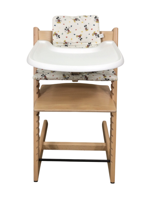 Shop Stokke Tripp Trapp Complete High Chair, 2, Mickey Celebration, Natural at Goodbuygears