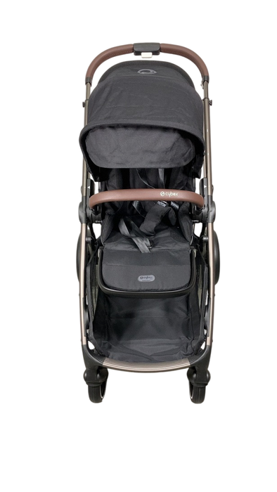 Shop Cybex Gazelle S Modular Stroller, 2023, Moon Black, Taupe Frame at Goodbuygears
