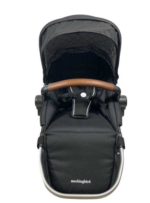 Shop Mockingbird 2nd Seat Kit 2.0, Black, Silver With Penny Leather, Windowpane at Goodbuygears