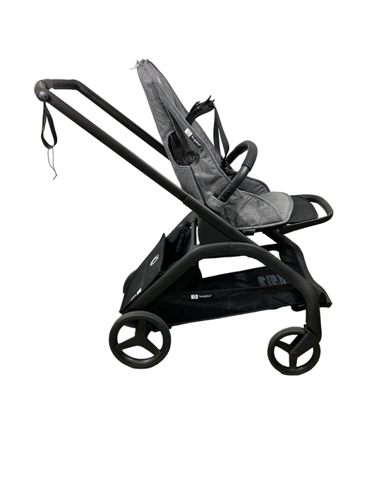 Shop Bugaboo Dragonfly Stroller, 2023, Black, Grey Melange, Midnight Black at Goodbuygears