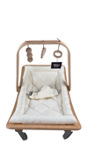 Shop Charlie Crane LEVO Rocker With Activity Arch, Beech, Organic Milk at Goodbuygears