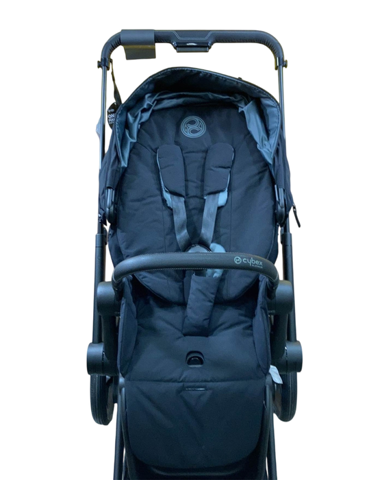 Shop Cybex E-PRIAM Electric Stroller, 2023, Deep Black, Matte Black, with Battery at Goodbuygears
