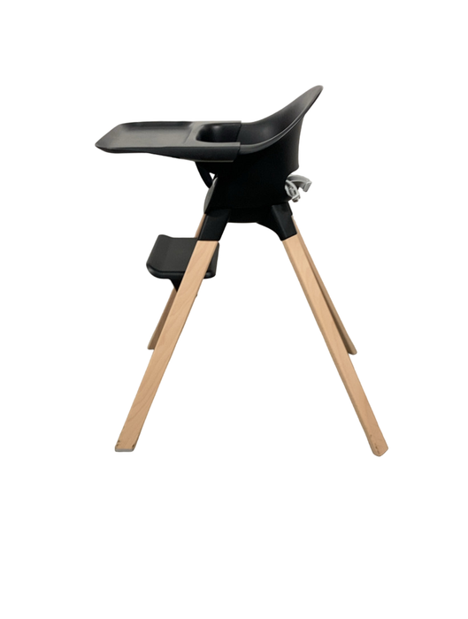 Shop Stokke Clikk High Chair, Black Natural at Goodbuygears