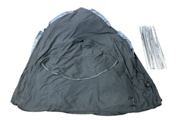 Shop SlumberPod 3.0 Sleep Canopy with Fan, Black with Gray Accents at Goodbuygears