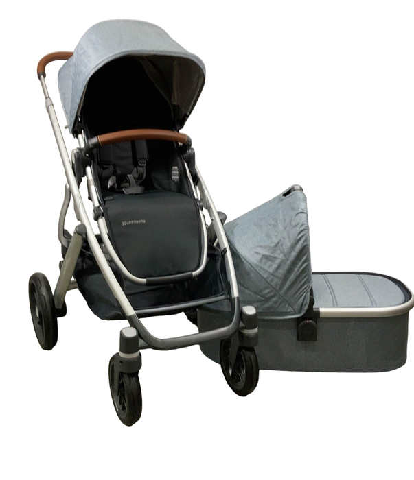 Shop UPPAbaby VISTA V2 Stroller, 2022, Gregory (Blue Melange) at Goodbuygears