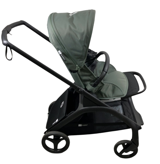 Shop Bugaboo Dragonfly Bassinet and Seat Stroller, 2025, Black, Forest Green, Forest Green at Goodbuygears