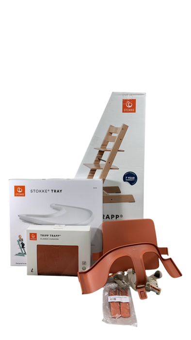 Shop Stokke Tripp Trapp Complete High Chair, Terracotta, Terracotta at Goodbuygears