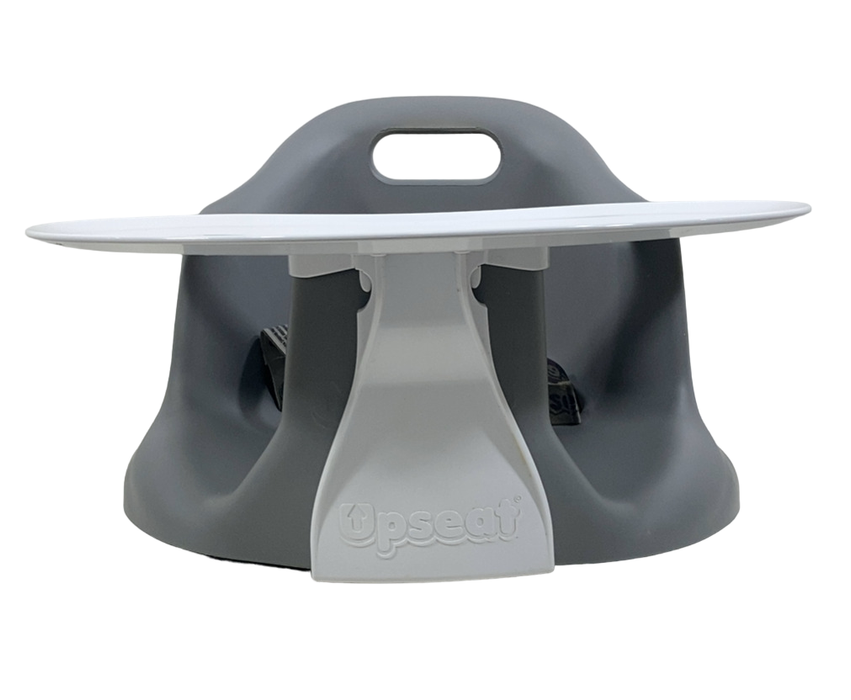 Shop Upseat Baby Floor Chair and Booster Seat with Tray, Elephant Grey at Goodbuygears
