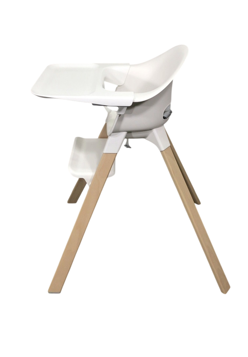 Shop Stokke Clikk High Chair, White at Goodbuygears