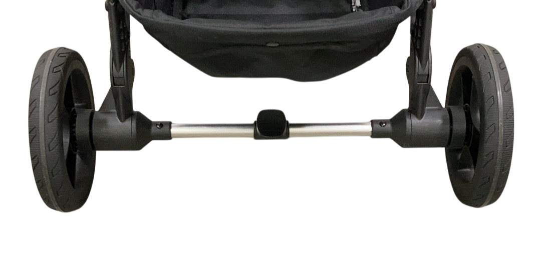 Shop Mockingbird Single 2.0 Stroller, 2024, Black, Silver With Black Leather, Windowpane at Goodbuygears