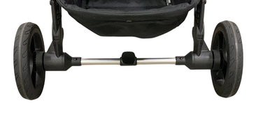 Shop Mockingbird Single 2.0 Stroller, 2024, Black, Silver With Black Leather, Windowpane at Goodbuygears
