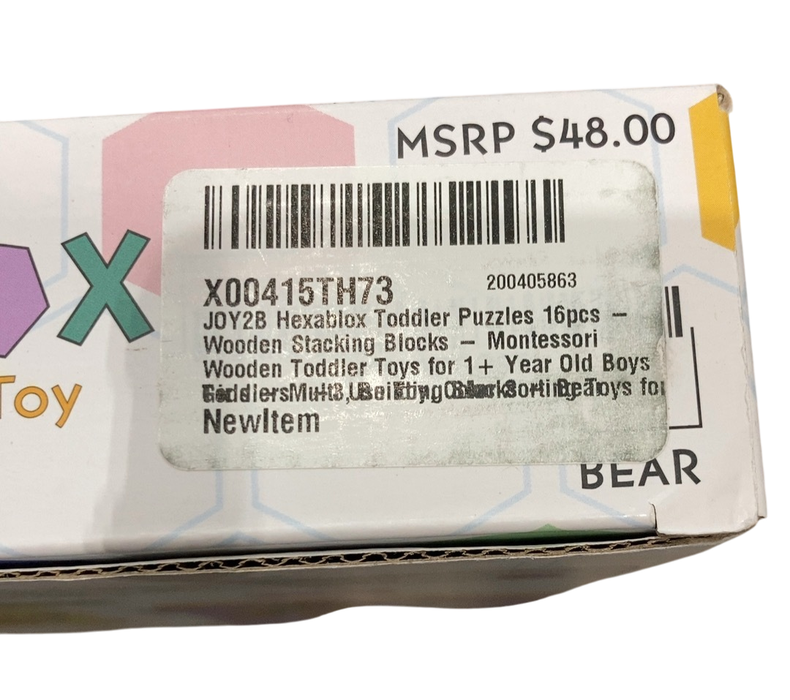 Shop Joy2b Hexablox, Bear, 16 Piece Set at Goodbuygears