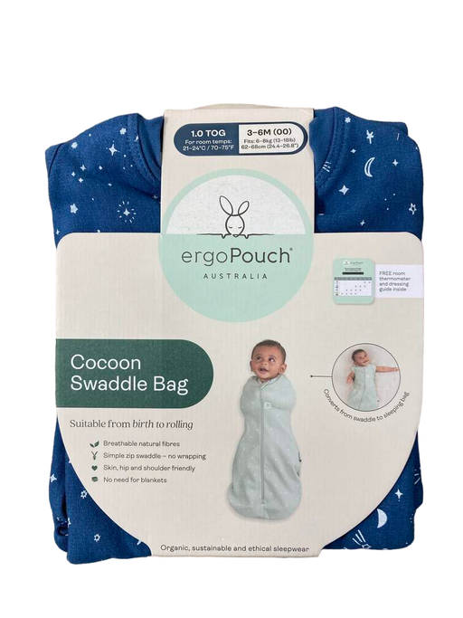 Shop ErgoPouch Cocoon Swaddle Bag, 1.0 TOG, 3-6M, Night Sky at Goodbuygears