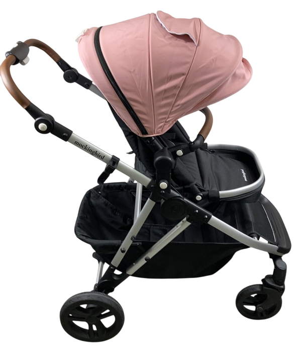 Shop Mockingbird Single to Double 2.0 Stroller, Bloom, Watercolor Drops, Silver With Penny Leather, 2025 at Goodbuygears