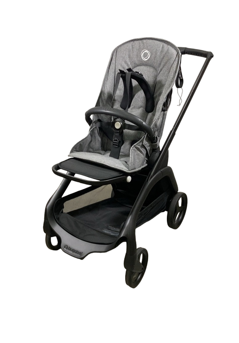 Shop Bugaboo Dragonfly Stroller, 2023, Black, Grey Melange, Midnight Black at Goodbuygears