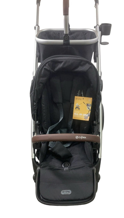 Shop Cybex Gazelle S Modular Stroller, 2023, Black Frame, Deep Black at Goodbuygears