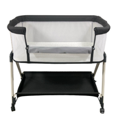 Shop Fossaus Pkinoicy Baby Bassinet Bedside Sleeper Crib with Wheels at Goodbuygears