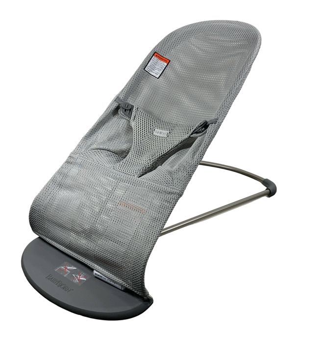 Shop BabyBjorn Bouncer Bliss, Dark Gray Frame, Gray Mesh at Goodbuygears