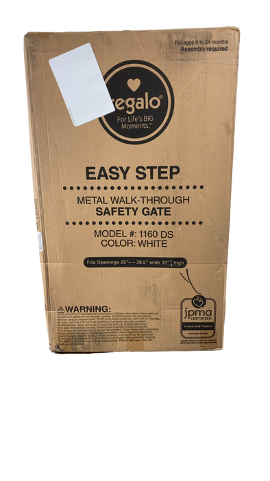 Shop Regalo Easy Step Gate, White at Goodbuygears