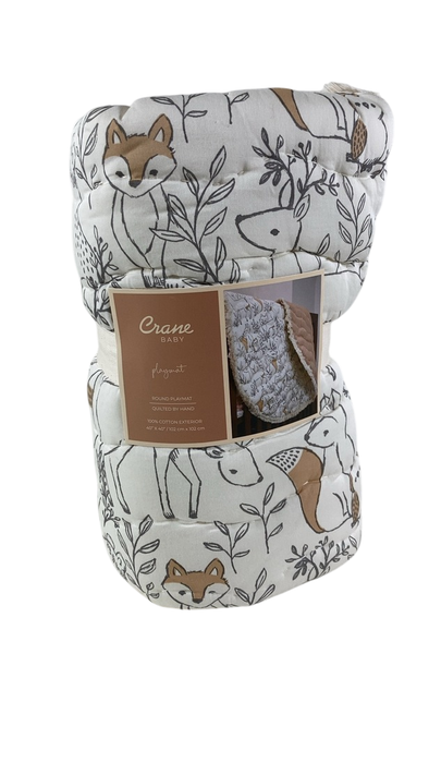 Shop Crane Baby Cotton Quilted Play Mat, Ezra (Woodland Animal) at Goodbuygears