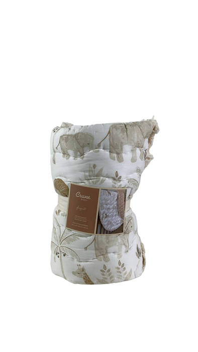 Shop Crane Baby Cotton Quilted Play Mat, Kendi (Safari Animal) at Goodbuygears