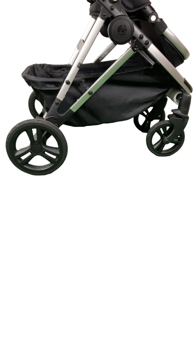 Shop Mockingbird Single 2.0 Stroller, 2024, Silver with Black Leather, Watercolor Drops, Black at Goodbuygears
