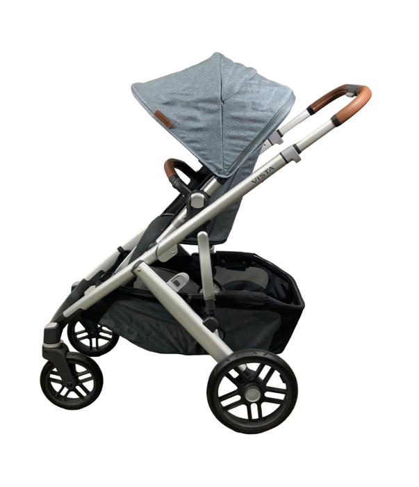 Shop UPPAbaby VISTA V2 Stroller, 2022, Gregory (Blue Melange) at Goodbuygears