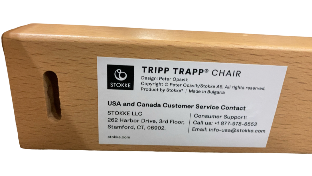 Shop Stokke Tripp Trapp Complete High Chair, Dots Grey, Natural at Goodbuygears