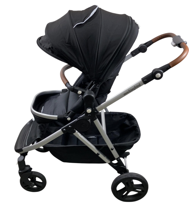 Shop Mockingbird Single to Double 2.0 Stroller, 2024, Black, Silver With Penny Leather, Watercolor Drops at Goodbuygears