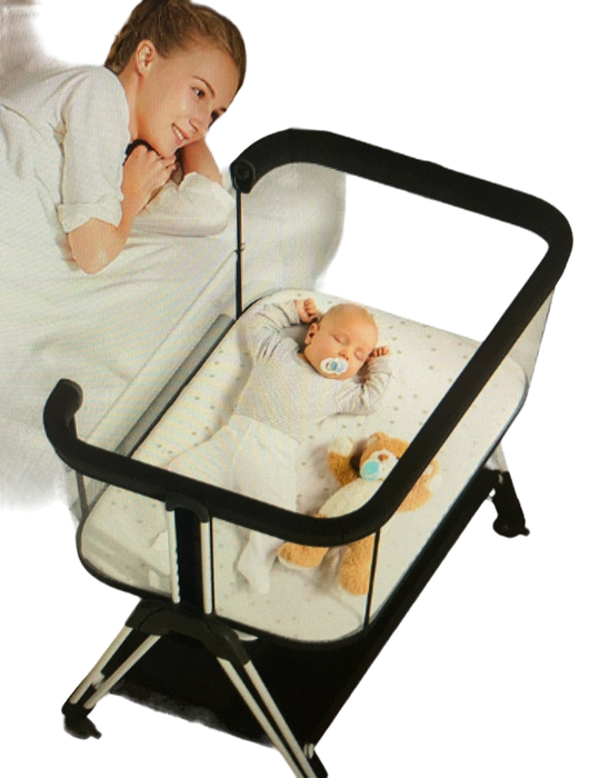 Shop Fossaus Pkinoicy Baby Bassinet Bedside Sleeper Crib with Wheels at Goodbuygears