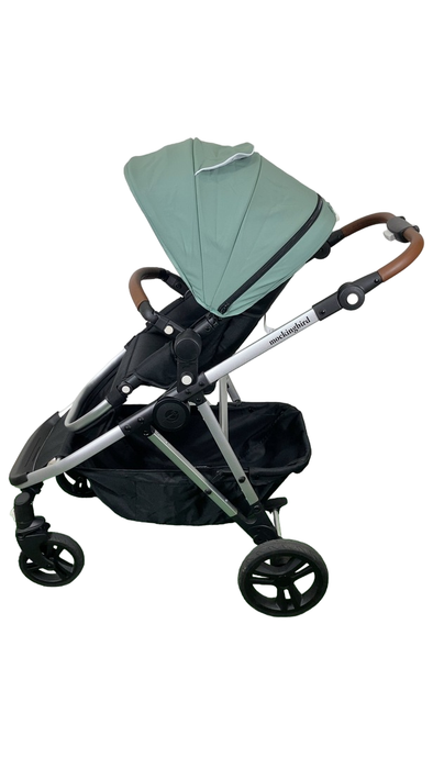 Shop Mockingbird Single to Double 2.0 Stroller, 2024, Sage, Silver With Penny Leather, Watercolor Drops at Goodbuygears