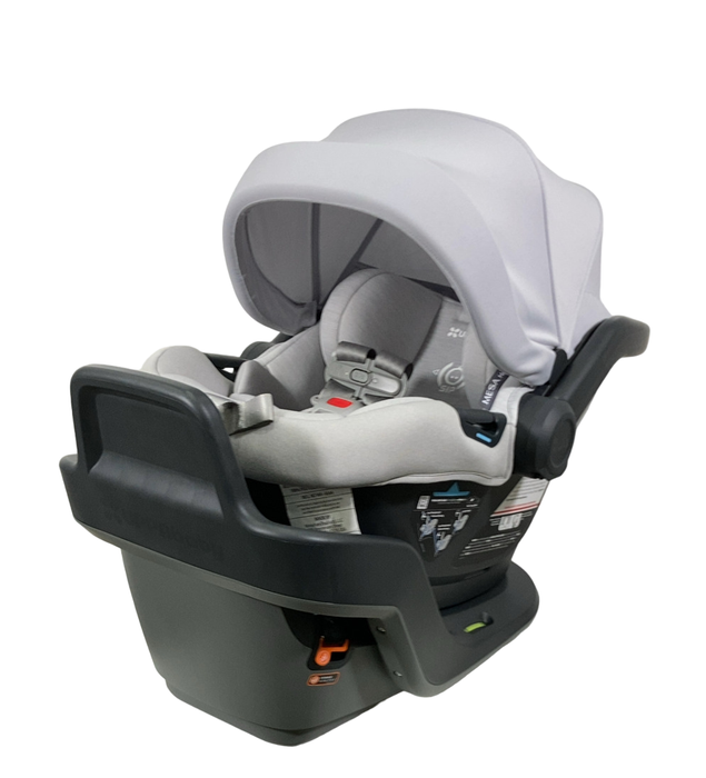 Shop UPPAbaby MESA MAX Infant Car Seat and Base, 2023, DualTech Anthony White and Grey Chenille at Goodbuygears