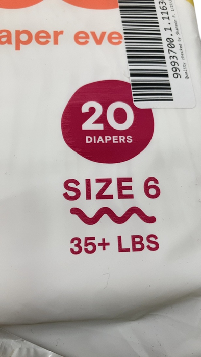 Shop Kudos Diapers, White, Size 6, 20 per pack at Goodbuygears