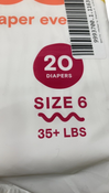 Shop Kudos Diapers, White, Size 6, 20 per pack at Goodbuygears