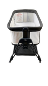 Shop Baby Joy Easy Folding Portable Baby Crib with 7 Adjustable Heights, Black at Goodbuygears