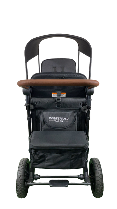 Shop Wonderfold W2 Luxe Multifunctional Double Stroller Wagon, 2022, Charcoal Black at Goodbuygears