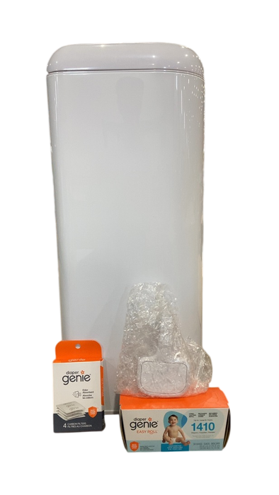 Shop Diaper Genie Platinum Pail Gift Set, Lily White at Goodbuygears